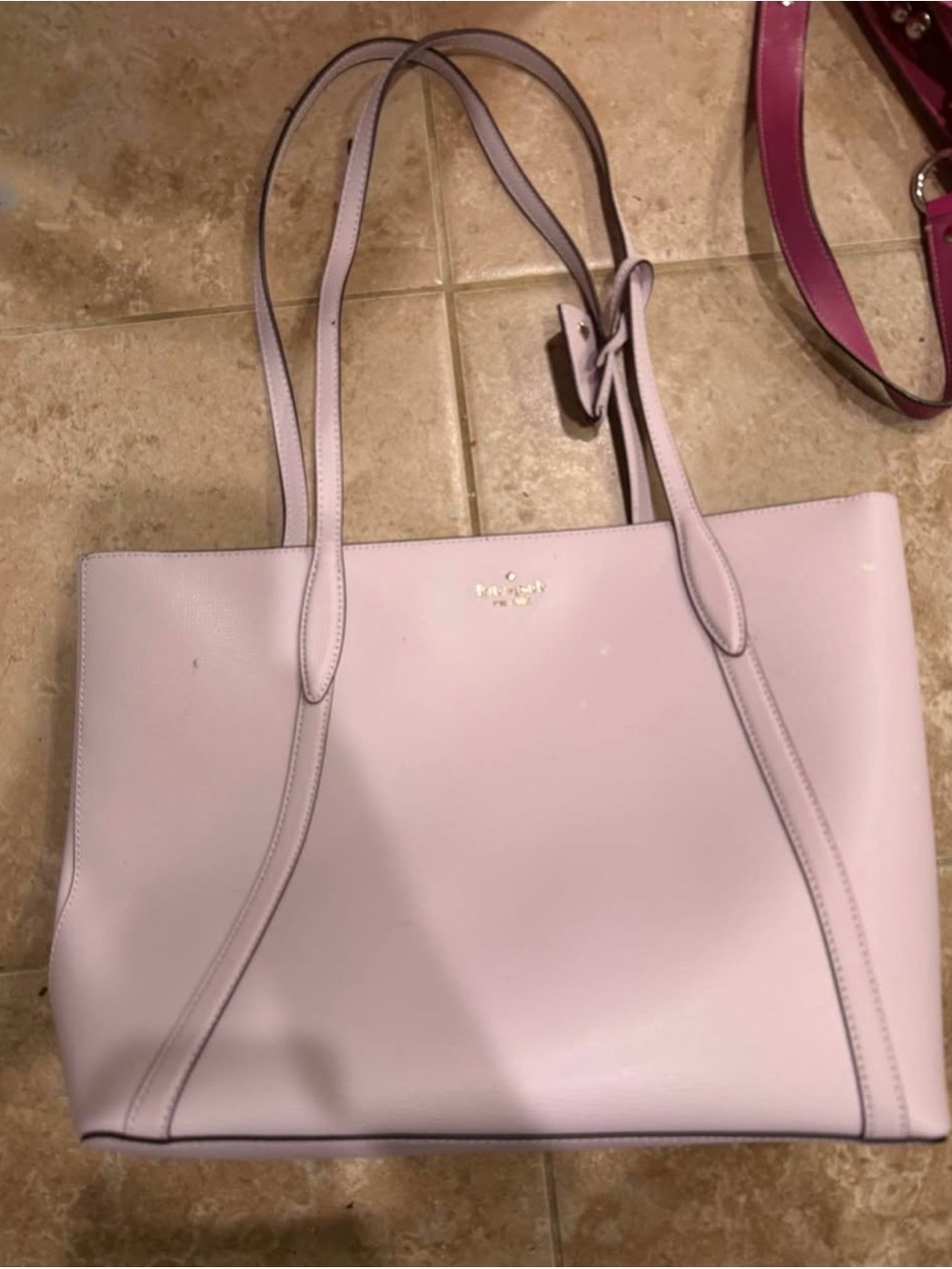 Kate Spade Pastel Lilac Leather Tote